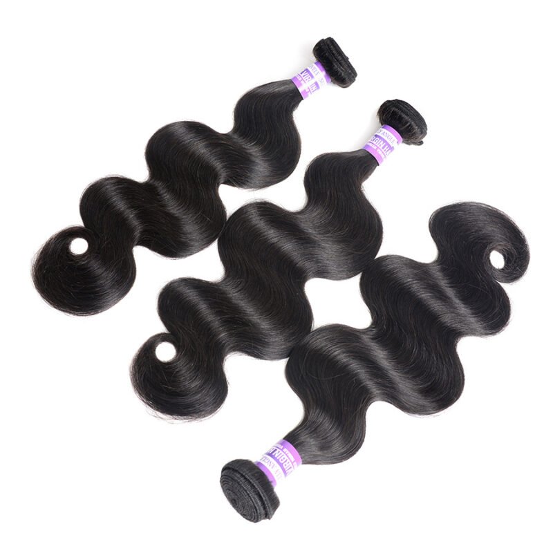 100g Human Hair Weaves Body Wave Hair Weft 10 A Grade - Image 5