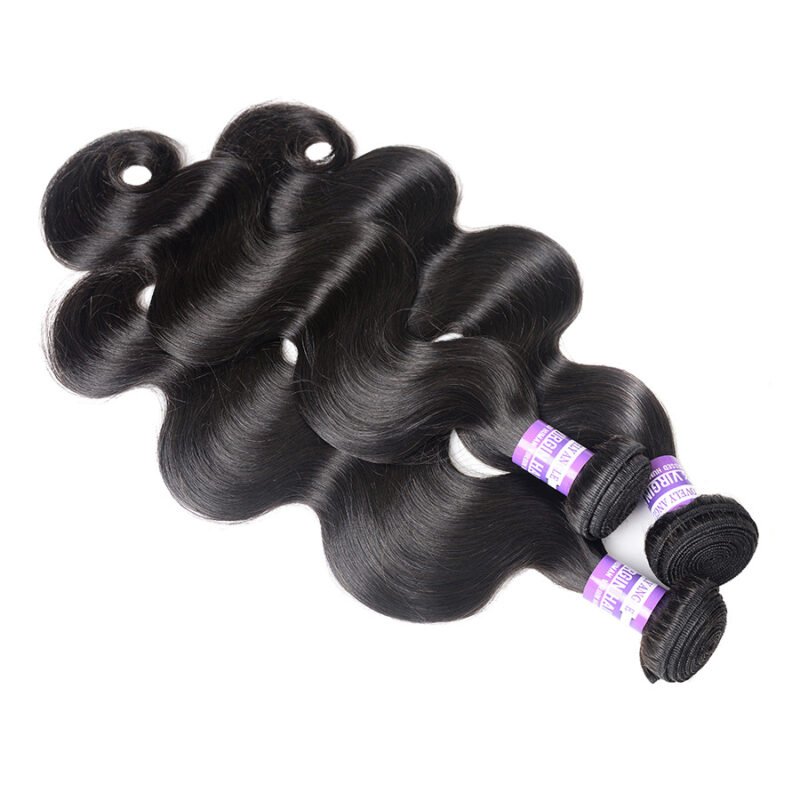 100g Human Hair Weaves Body Wave Hair Weft 10 A Grade - Image 3