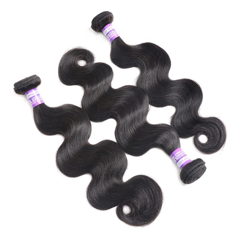 100g Human Hair Weaves Body Wave Hair Weft 10 A Grade - Image 4