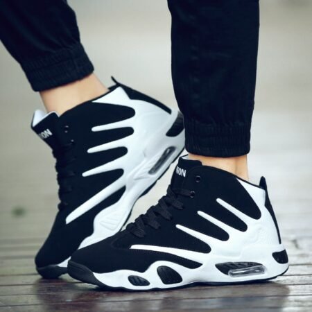 Men Air Cushion High top Waterproof Basketball Shoes