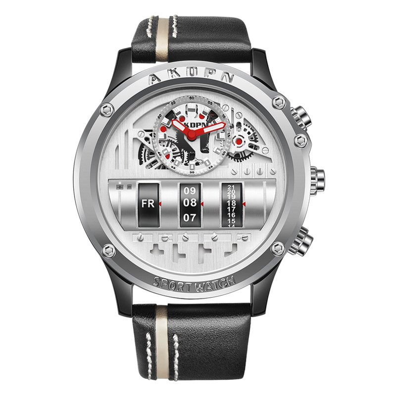 Racer Edge Men Wrist Watches - White