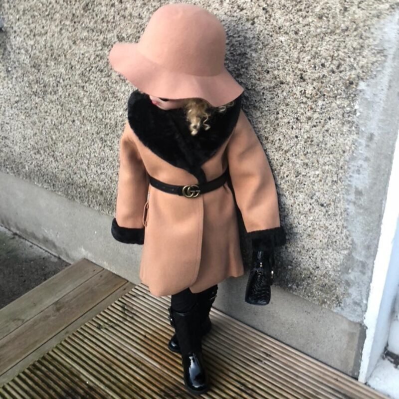 Toddler Faux Fur Coat A Blend of Comfort and Style for Your Little Fashionista - Image 3