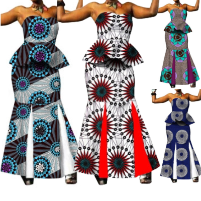 Exquisite African Print Skirt Set A Symphonious Blend of Tradition and Style