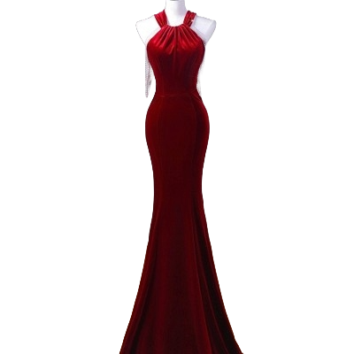 Fishtail Cocktail Dress Party Evening Gown