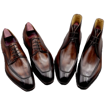 Elegant Handcrafted Leather Dress Shoes With Cowhide Soles