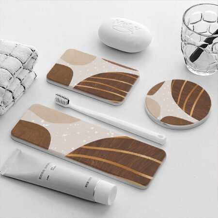 Eco Chic Diatomite Bathroom Essentials Quick-Drying Absorbent Pad
