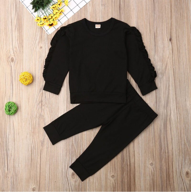 Newborn Baby Boys Girls Ruffles Jumper - Image 4