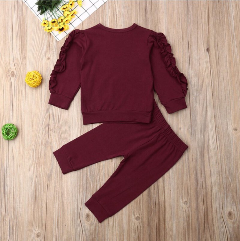 Newborn Baby Boys Girls Ruffles Jumper - Image 6