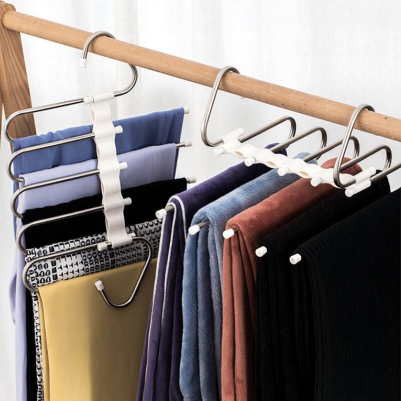 5 In 1 Wardrobe Hanger Multi-functional Clothes Hangers - Image 4