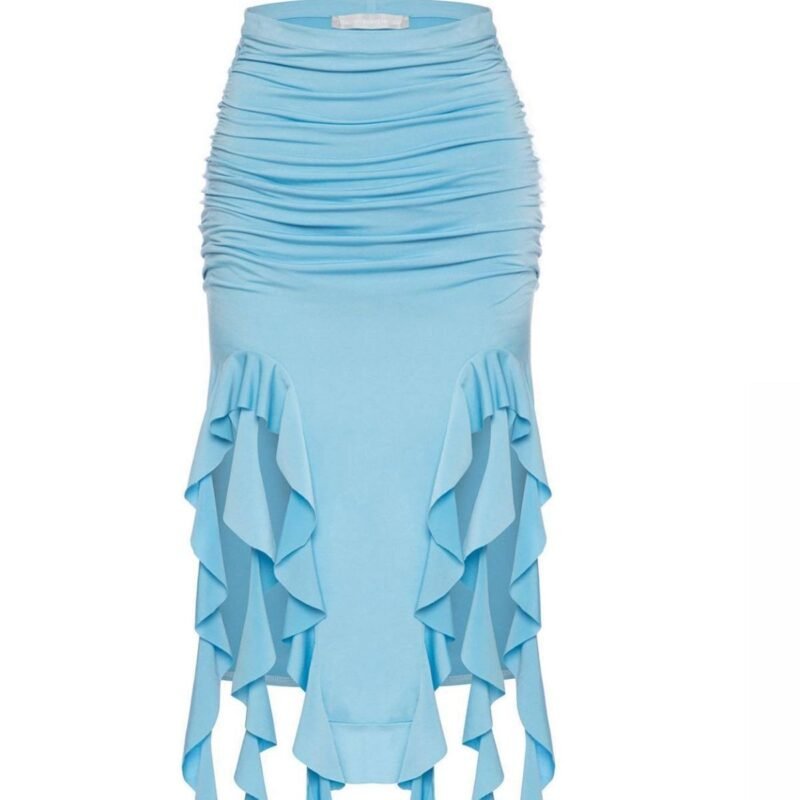 Tassel Mid Skirt Jellyfish Lace Tight Fashion - Image 2