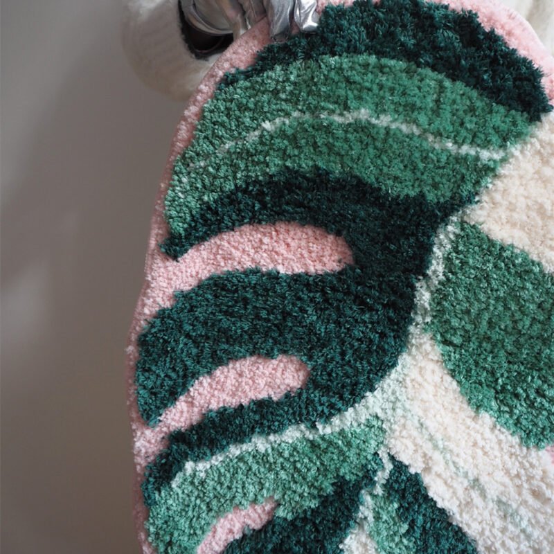 Turtle Backed Botanical-inspired Floor Mat - Image 4