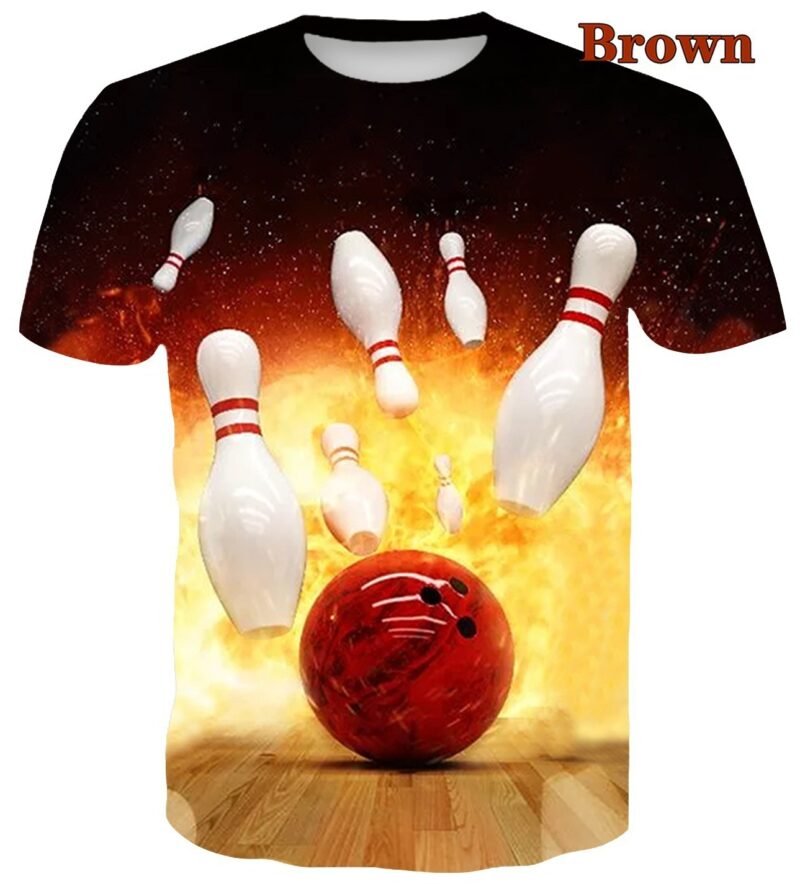 Fashion Star Flag Print Casual Men's Short Sleeve - Image 3