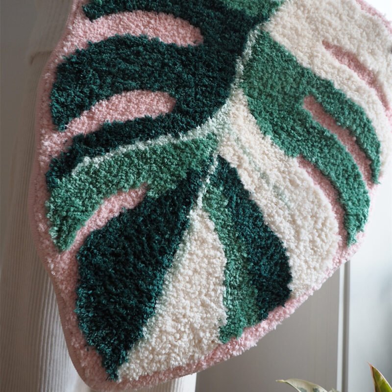 Turtle Backed Botanical-inspired Floor Mat - Image 5