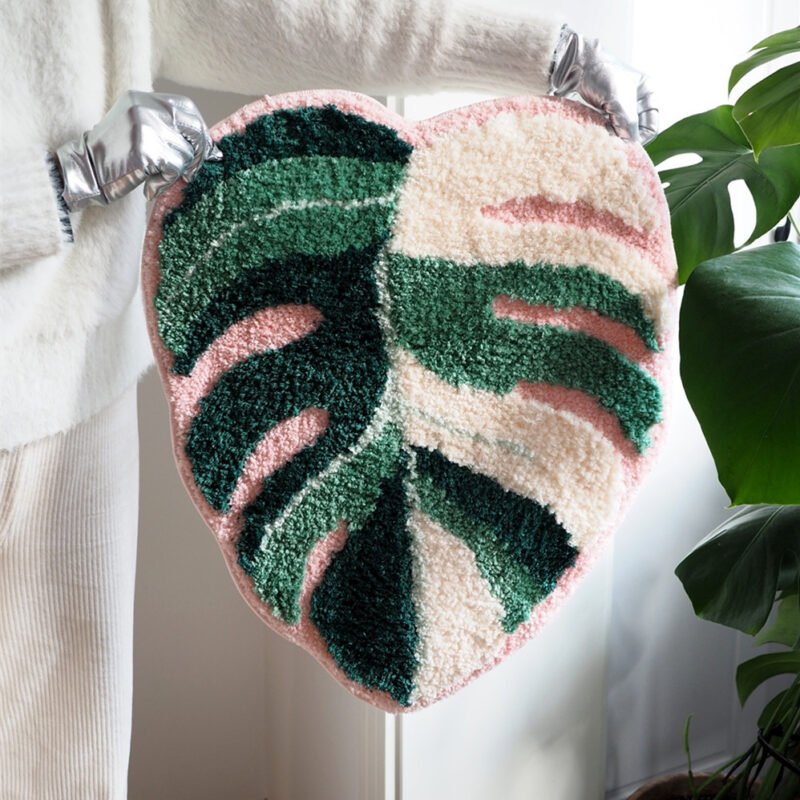 Turtle Backed Botanical-inspired Floor Mat - Image 10